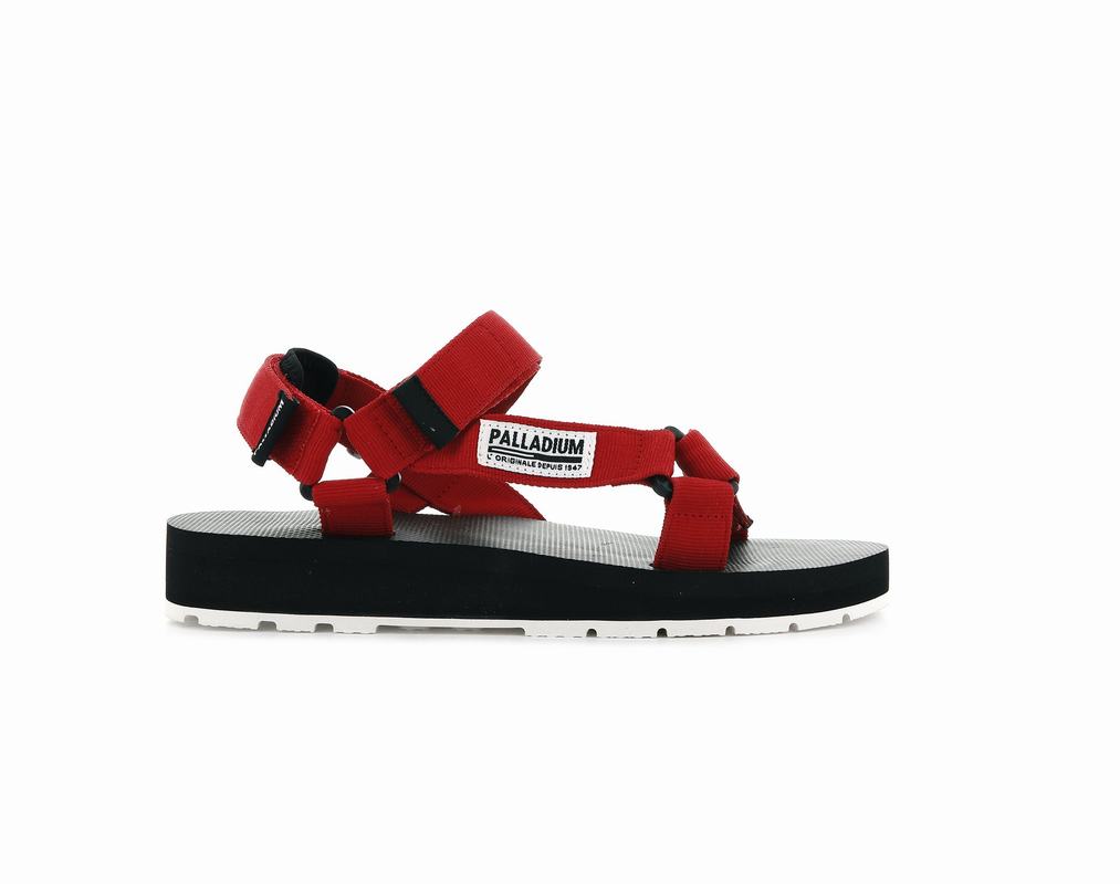 Palladium Outdoorsy Urbanity Womens Sandals Red Australia [UQPDHR-524]